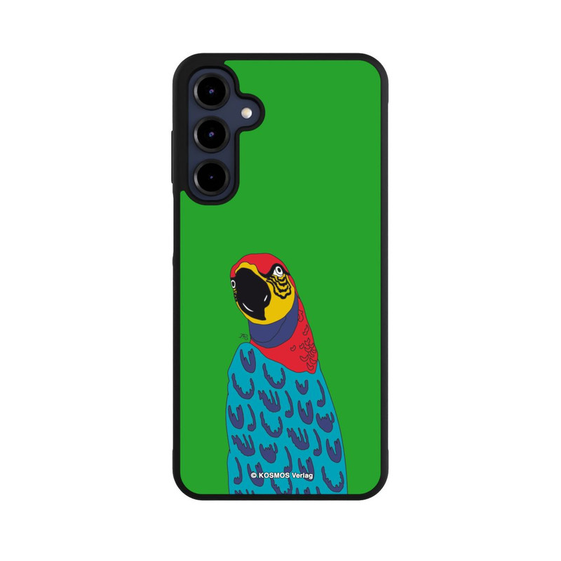 Galaxy A16 5G Base Case Drei Fragezeichen und der Super-Papagei