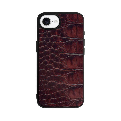 Apple iPhone 16e Base Case Kroco Dunkelbraun