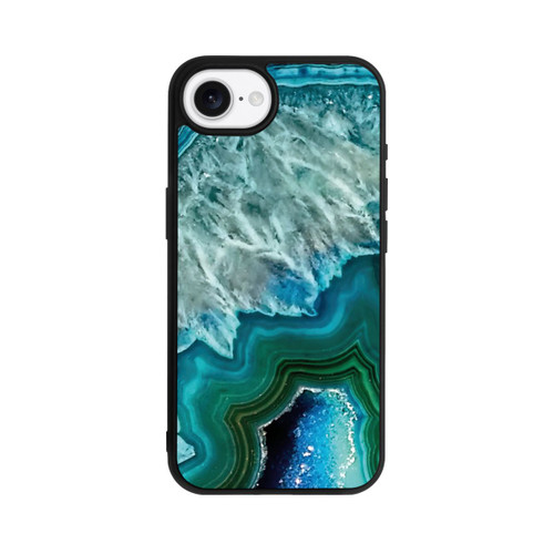Apple iPhone 16e Base Case Kristall Achat Grün