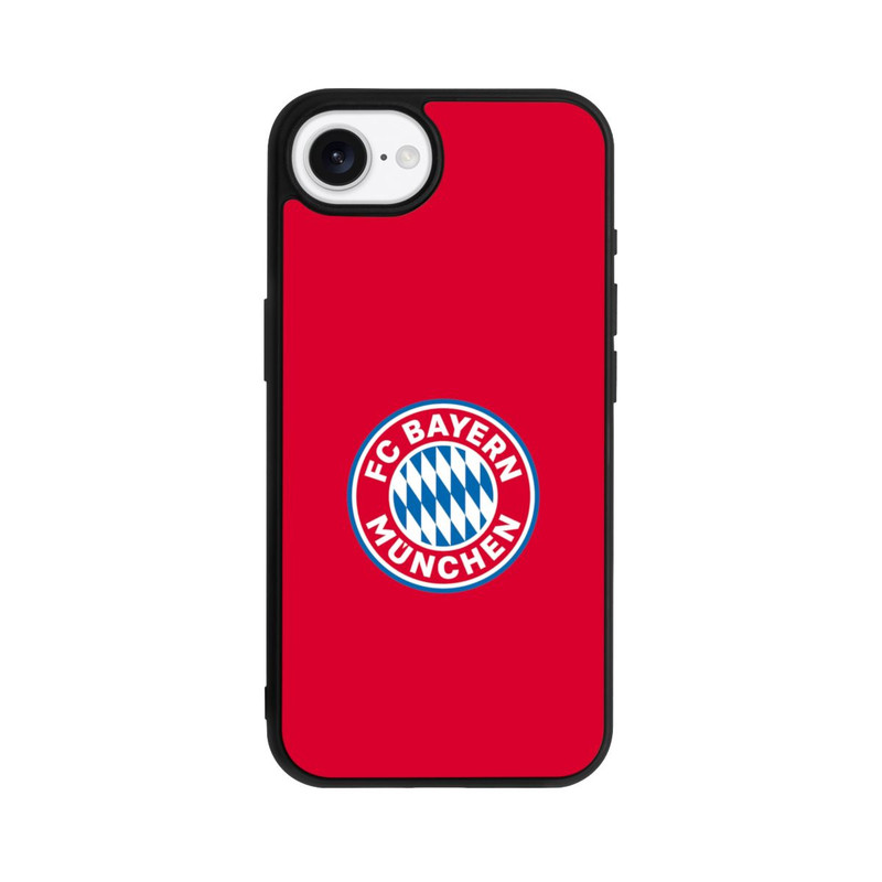 iPhone 16e Base Case FCB Logo auf Rot