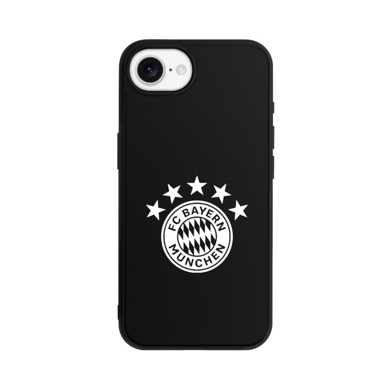 iPhone 16e Base Case FCB Logo einfarbig mit Sternen - ohne Hintergrund