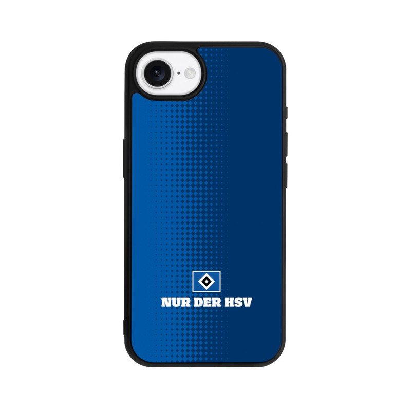 iPhone 16e Base Case Nur der HSV - Rautenraster Blau