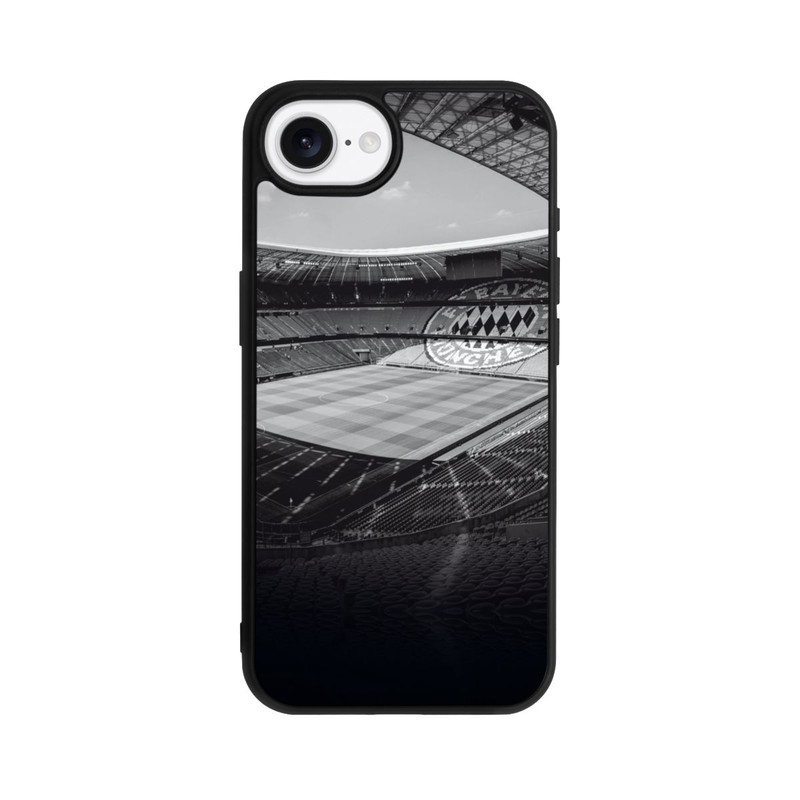 iPhone 16e Base Case Stadion FC Bayern - Black White