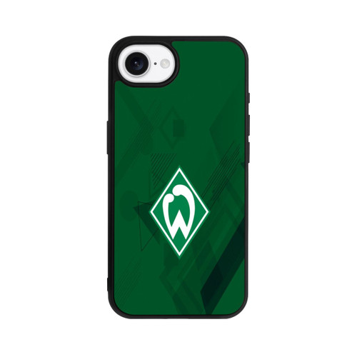 Apple iPhone 16e Base Case Grüne Grafikelemente - Werder Bremen