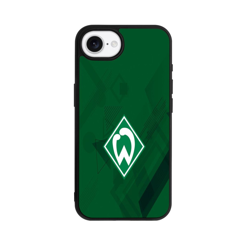 iPhone 16e Base Case Grüne Grafikelemente - Werder Bremen