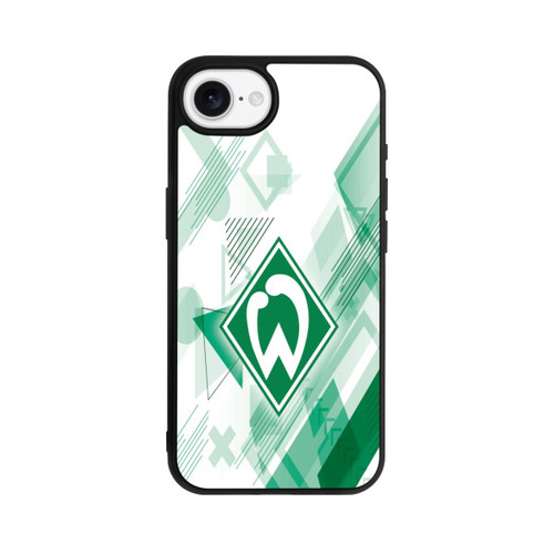 Apple iPhone 16e Base Case Weiße Grafikelemente - Werder Bremen