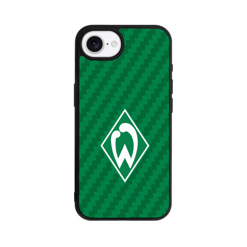 iPhone 16e Base Case Carbonlook - Werder Bremen