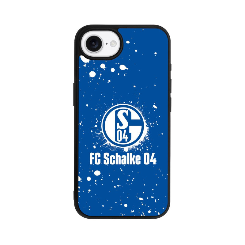 iPhone 16e Base Case Schalke 04 - Spraylogo