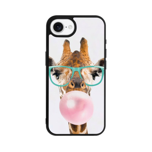 Apple iPhone 16e Base Case Giraffe mit Kaugummi