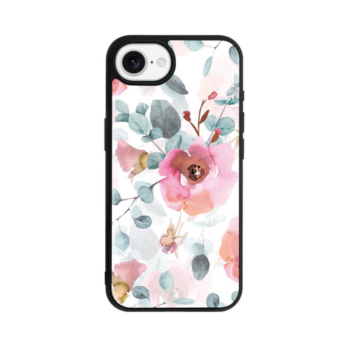 Apple iPhone 16e Base Case Aquarell Blumentapete