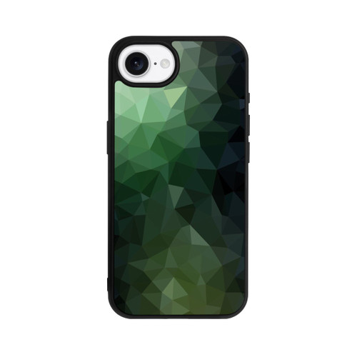 Apple iPhone 16e Base Case Polygonal Mosaic Green