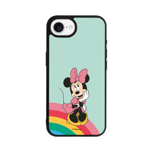Apple iPhone 16e Base Case Minnie Regenbogen Portrait