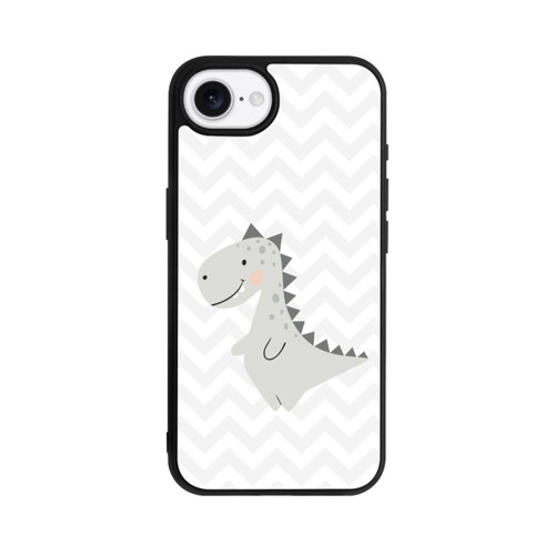 Apple iPhone 16e Base Case Grauer Dino