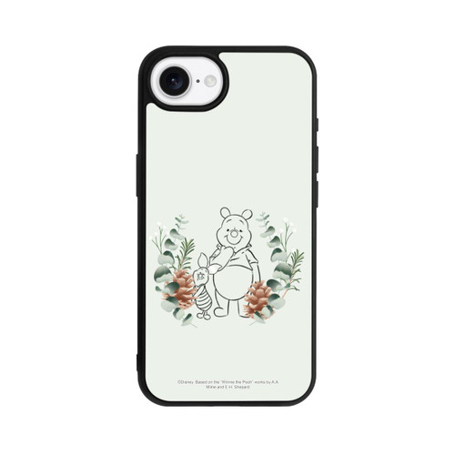 Apple iPhone 16e Base Case Grüne Liebe Puuh und Ferkel