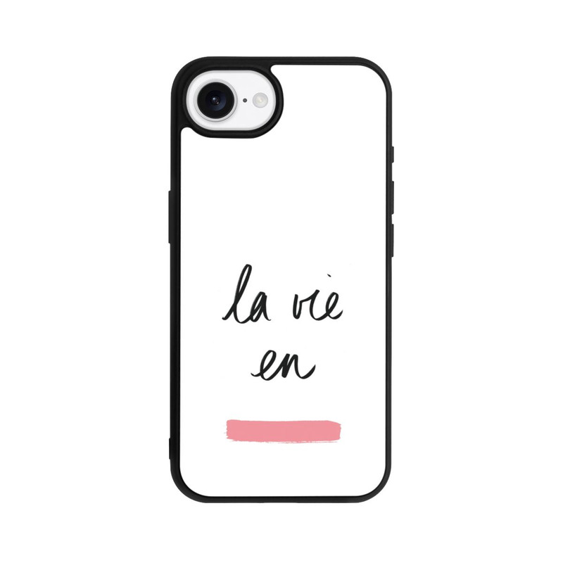 iPhone 16e Base Case La Vie en Rosa