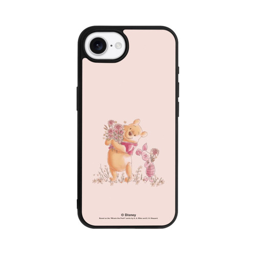 Apple iPhone 16e Base Case Winnie Puuh and Ferkel Blumen