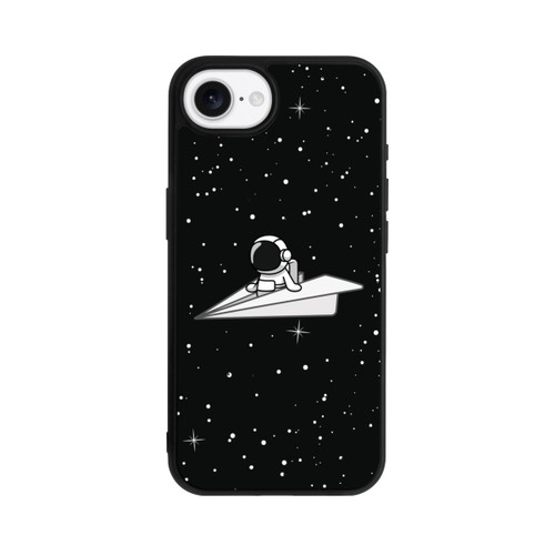 Apple iPhone 16e Base Case Astronaut Paper Plane Comic