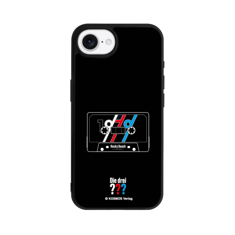 iPhone 16e Base Case Drei Fragezeichen Kassette