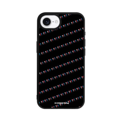 Apple iPhone 16e Base Case Drei Fragezeichen Muster Schräg