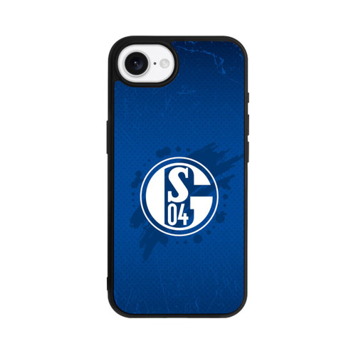 Apple iPhone 16e Base Case Schalke 04 Farbe Fleck Blau