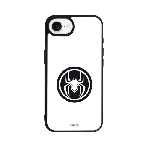 Apple iPhone 16e Base Case Spider-Man Logo White