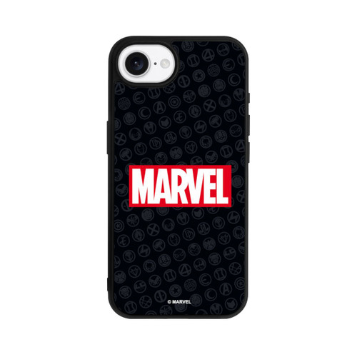 Apple iPhone 16e Base Case Marvel Logo Black Red 