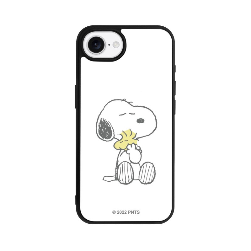 iPhone 16e Base Case Snoopy And Woodstock kuscheln
