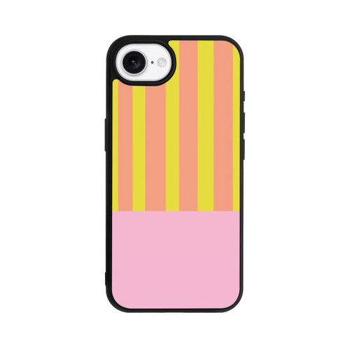 Apple iPhone 16e Base Case Neonfarbige Streifen