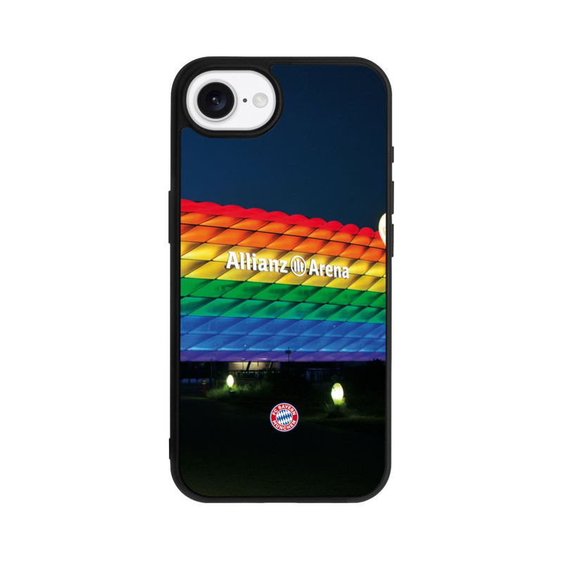 iPhone 16e Base Case Allianz Arena Regenbogen