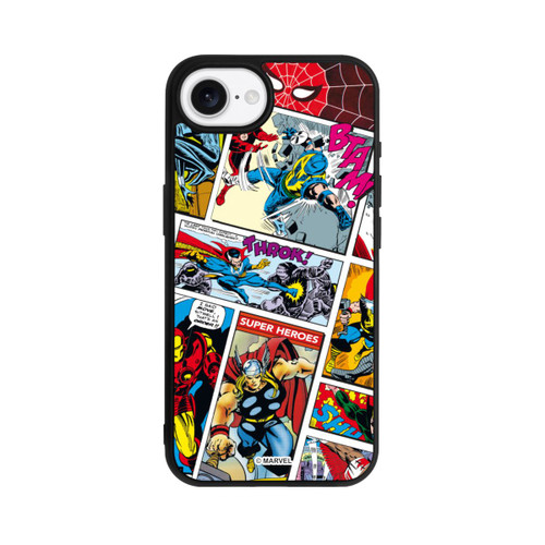 Apple iPhone 16e Base Case Marvel Retro Comic Blue