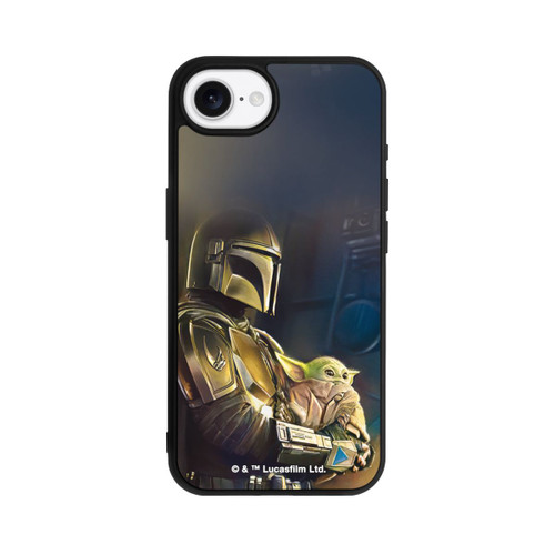 Apple iPhone 16e Base Case Mandalorianer und Grogu im Schiff