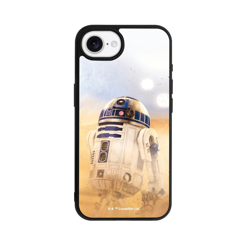 iPhone 16e Base Case R2D2 in der Wüste
