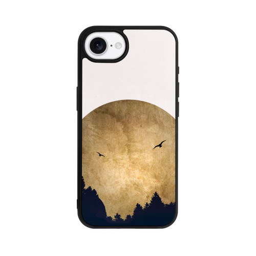 Apple iPhone 16e Base Case Zwei Vögel vor Mond