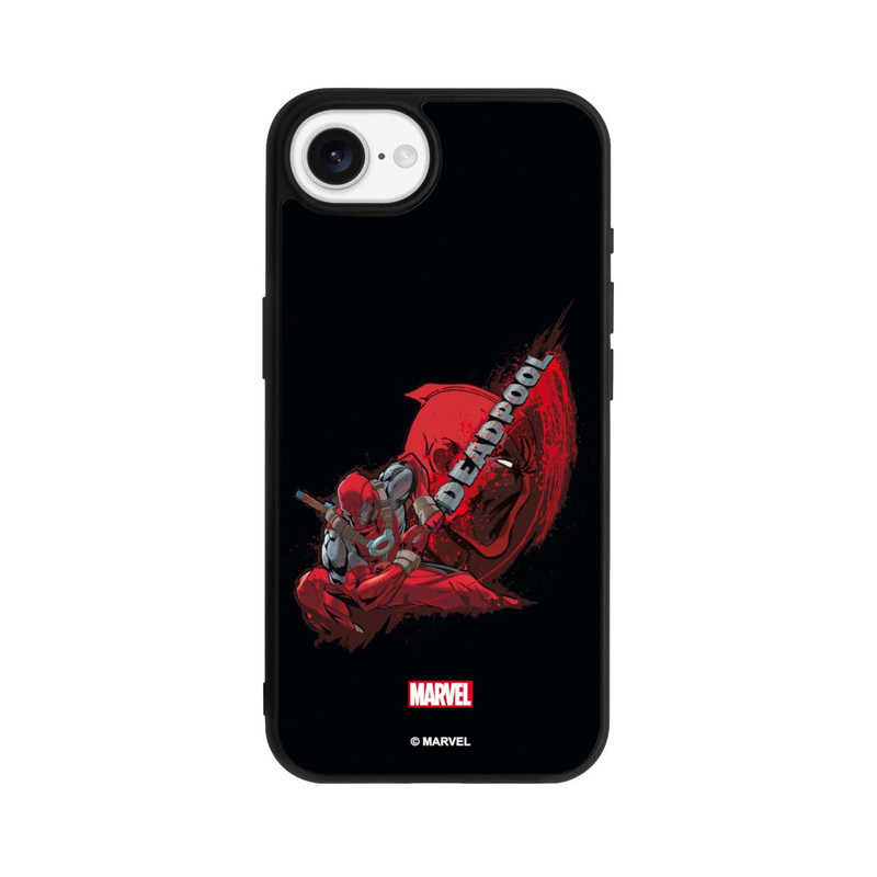 iPhone 16e Base Case Deadpool in Action