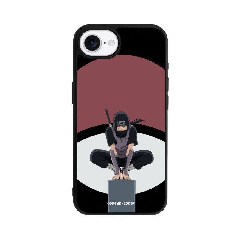 iPhone 16e Base Case Itachi Uchiha Symbol schwarz