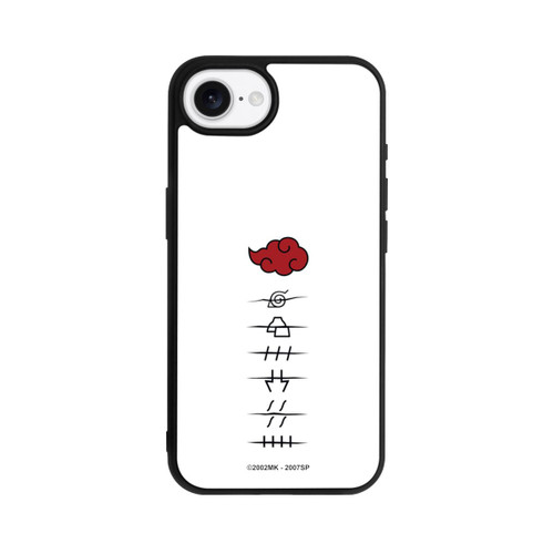 Apple iPhone 16e Base Case Akatsuki Mitgliedersymbole Weiß