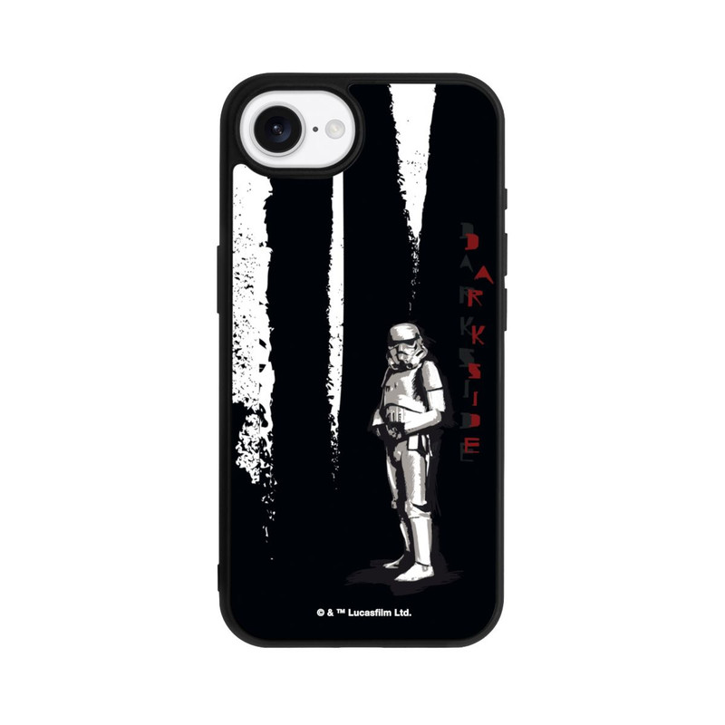 iPhone 16e Base Case Stormtrooper Dunkle Seite