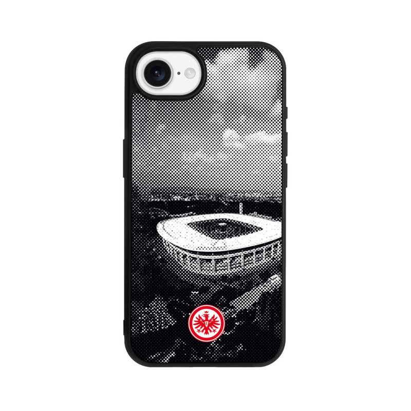 iPhone 16e Base Case SGE Stadion Schwarz Weiß