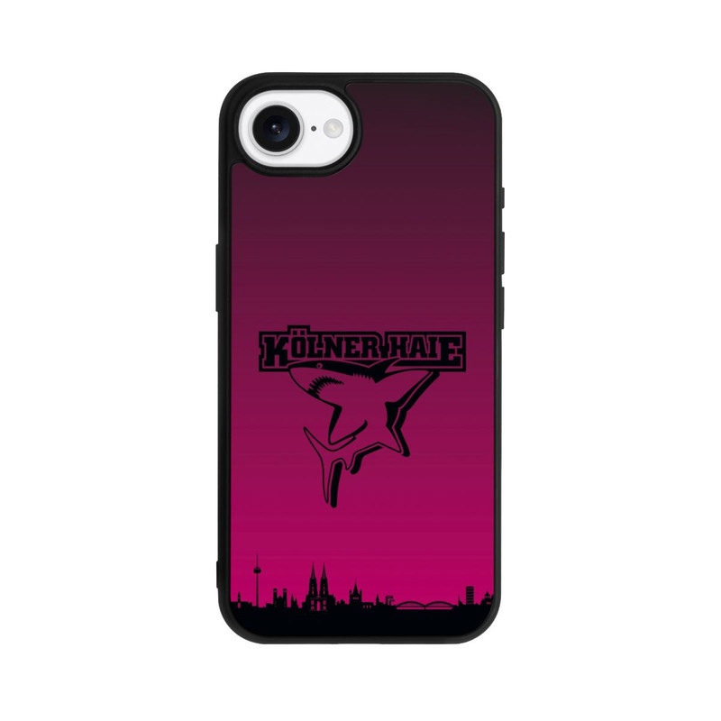 iPhone 16e Base Case Kölner Haie Skyline Pink