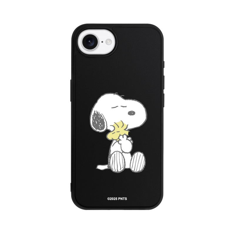 iPhone 16e Base Case Snoopy And Woodstock Cuddling transparent