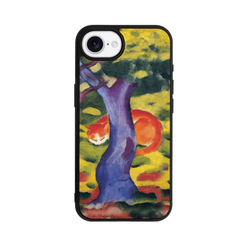 Apple iPhone 16e Base Case Katze hinter Einem Baum von Franz Marc