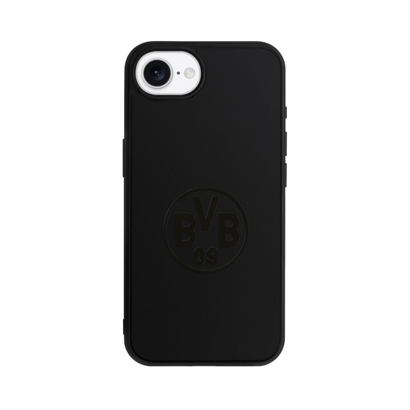 iPhone 16e Base Case BVB Logo Schwarz Transparent