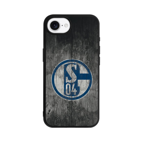Apple iPhone 16e Base Case Schalke 04 Holz Look