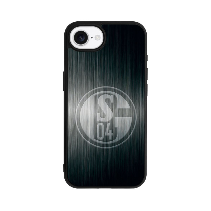 iPhone 16e Base Case Schalke 04 Metall Look