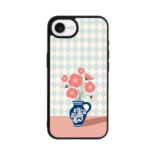 Apple iPhone 16e Base Case Blue Vase