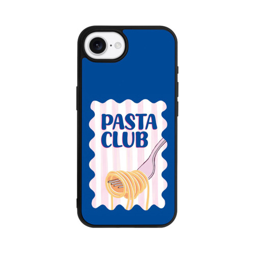 Apple iPhone 16e Base Case Pasta Club in Blue and Pink