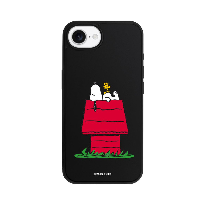 iPhone 16e Base Case Snoopy and Woodstock Classic transparent