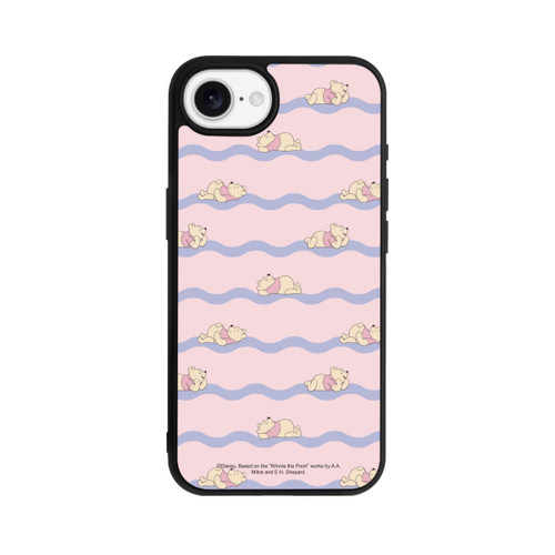 Apple iPhone 16e Base Case Winnie the Pooh Pink Waves