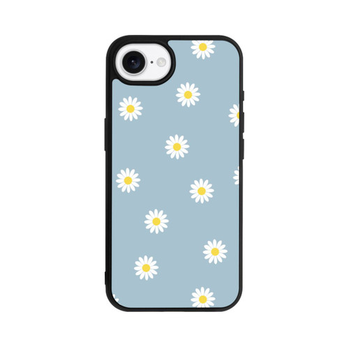 Apple iPhone 16e Base Case Gänseblümchen Muster Blau