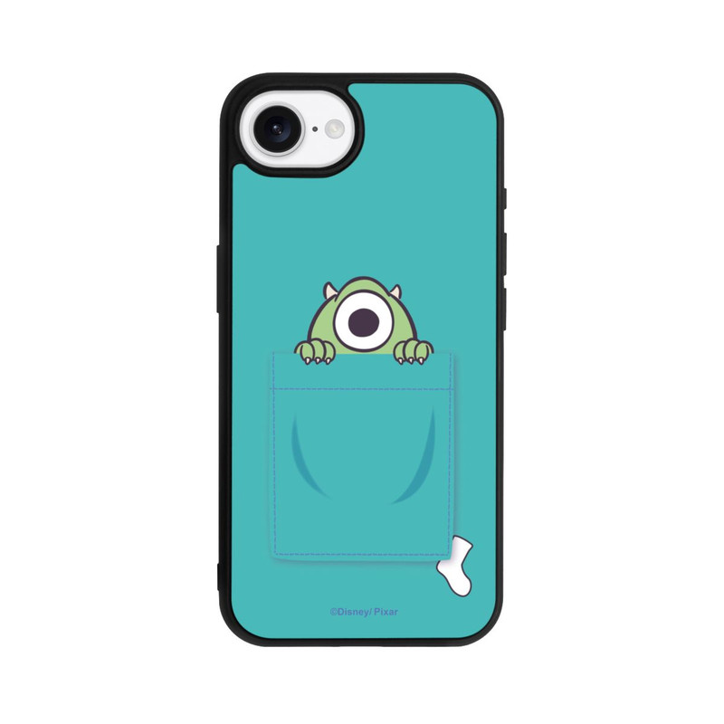 iPhone 16e Base Case Monster AG P Green Background